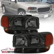 Smoke Headlights+Bumper Lights Fit 1999-2006 GMC Sierra 1500 2000-2006 Yukon XL