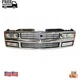 NEW FRONT CHROME GRILLE AND HEADLIGHT KIT FOR 1994-1999 CHEVY C1500 SUBURBAN
