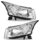 Pair Headlights Assembly For 2011-2015 Chevy Cruze Chrome Headlamps Left+Right