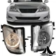 Fog Lights For 2006-2010 Lexus IS250 IS350 Front Bumper Clear Lens Fog Lights 