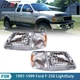 Fit For 1997-2002 Expedition 1997-2003 Ford F150 Chrome HeadLights+Corner Lamps