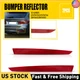2x For 12-17 BMW 3-Series F30 F31 M Sport Pair Rear Bumper Reflector Lamp LH&RH