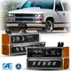 DOT LED Headlight Bumper Lamp Marker for Chevy C1500 C2500 K1500 K2500 1994-1999