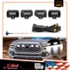 For Toyota 2020-2022 Tacoma Pro Raptor Style Grille White LED Grille Lights Kit