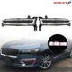 Fit For Lincoln MKZ 2017-2020 Left+Right Side Fog Light Assembly Black Clear LED