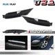For 04-08 Mazda RX-8 RX8 OE-Style Smoked Black White LED Front Side Marker Light