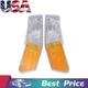 2x For 07-17 Jeep Patriot Smoke Switchback LED Turn Signal Blinker Corner Lights