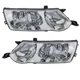 For 02-03 Solara Front Halogen Headlight Headlamp Head Light with Bulb PAIR SET