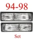 94 98 Chevy GMC Stock Parking Light Set L&R 2Pc Silverado, Tahoe, Yukon Suburban