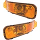 Front Turn Signal Light FO2521180 FO2520180 Set of 2 for 2005-2009 Ford Mustang