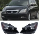 Pair Black Halogen Headlights Assembly w/o Bulbs For 2005-2010 Honda Odyssey