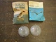 NOS OEM Ford 1965 1966 Mustang T5 Park Light Lamp Lenses Pair Clear Lens Export