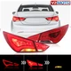 VLAND LED Rear Tail Lights Assembly For 2011-14 Hyundai Sonata i45 6th Gen (YF)