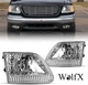 Pair Headlights For 1997-2003 Ford F-150/97-99 Ford F-250/97-02 Ford Expedition