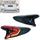 LED Tail Lights for Toyota C-HR CHR 2018-2022 Red Sequential Rear Lamps Assembly