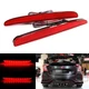 2 Red Lens 24-LED Bumper Reflector Light Kit For Civic Hatchback, SI, Type-R 4DR