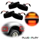 [Front+Rear]Amber Red Smoked Fender Side Marker Light For 10-18 RAM Double Wheel