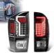 LED Tail Lights  Clear Lens For 2016-2023 Toyota Tacoma Rear Brake Lamps Pair
