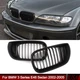 Front Kidney Grille Grill For BMW 3 Series E46 Sedan 325i 328i 02-05 Matte Black