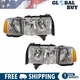 Headlight Set For 99-02 Dodge Ram 1500 2500 3500 Left and Right with Bulbs Set