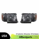 Black Headlights & Corner Lights for 1998 1999 2000 Toyota Tacoma 2WD