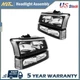 Headlight Assembly with Turn Signals for 03-07 Chevy Silverado Halogen Black