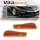 Amber Front Turn Signal Parking Lights For 1993-1997 Pontiac Firebird Trans Am
