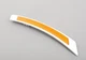BMW E60 E61 5-Series Genuine Front Bumper Cover Left Reflector (Yellow)  NEW