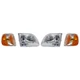 Headlamp Kit For 2001-2003 Ford F-150 LH RH Halogen w/ bulb(s) w/ Corner Lights