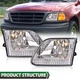 Fit For Ford 97-03 F-150/97-99 F-250/97-02 Expedition Headlights Left & Right