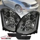 Fits 2003-2007 Infiniti G35 Coupe Smoke Projector Headlights+Side Marker Lights