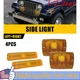 4/8x Amber Turn Signal & Side Marker Light Housings For Jeep Wrangler YJ 87-95
