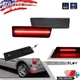Black Lens Red Rear Fender Side Marker Reflectors For 10-13 Ford Transit Connect