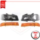 Headlights and Parking Lights kit of 4 pc for 2003-2021 GMC Savana 2500/3500