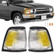 Corner Lights For Toyota Pickup 2WD1992-1995 #TO2521127 Black Trim Pair