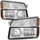 LSAILON Headlight Assembly Fit 2002-2006 For Chevrolet Avalanche 1500 2500(For