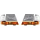 Ford Ranger For 1998-2000 Headlights & Corner Parking Lights Left & Right 4pc