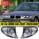 2x Corner Black Parking Lights Turn Signals For BMW 3-Series 2002~2005 E46 325i