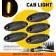5-50x LED Cab Marker Roof Running Clearance Light Amber Smoke Fit Cascadia 2018+