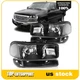 Fits 1999-2007 GMC Sierra 1500 2500 Headlights Assembly Black + Bumper Headlamps