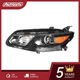 Left Projector Headlight Assembly Halogen For 2016 2017 2018 Chevy Malibu Amber