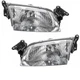For 00-02 Mazda 626 Headlight Headlamp Halogen Head Light Lamp w/Bulb SET PAIR