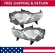 Clear Fog Light Bumper Lamps Left+Right Side For Ford Escape Kuga 2013-16