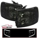 Smoke Headlights Fits 2007-2014 Chevy Silverado 1500 2500HD 3500HD LED Strip Smoke Headlights Fits 2007-2014 Chevy Silverado 1500 2500HD 3500HD LED Strip