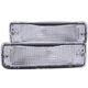 ANZO Euro Parking Lights Chrome w/ Amber Reflector for 1989-1995 Toyota Pickup