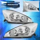For 04-05 Toyota Sienna Chrome Clear Replacement Headlight Lamps Left+Right Pair