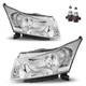 Pair Headlights For 2011-2015 Chevy Cruze /2016 Cruze Limited Headlamps w/ Bulbs