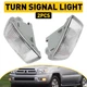 For Toyota 4Runner 03-05 Clear Front LH RH Bumper Turn Signal Lights Park Lamps