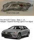 NEW DRIVER'S SIDE LH DRL TURN SIGNAL LAMP FOR TOYOTA 2015-2017 CAMRY LE HALOGEN