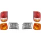 Headlight Kit For 1993-97 Ford Ranger With Tail Light Corner Light Left & Ri